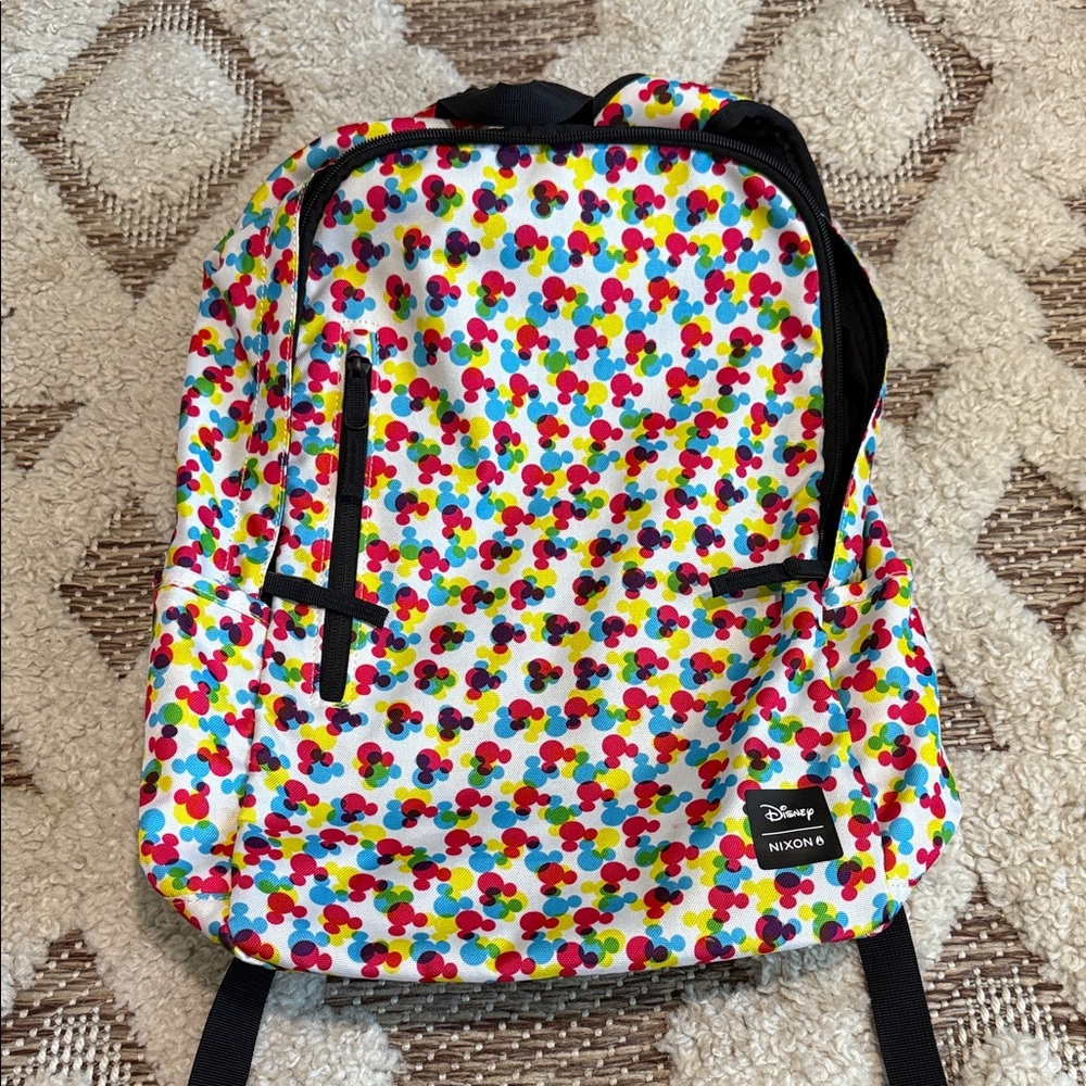 Disney Multicolor Mickey Mouse Kids Backpack